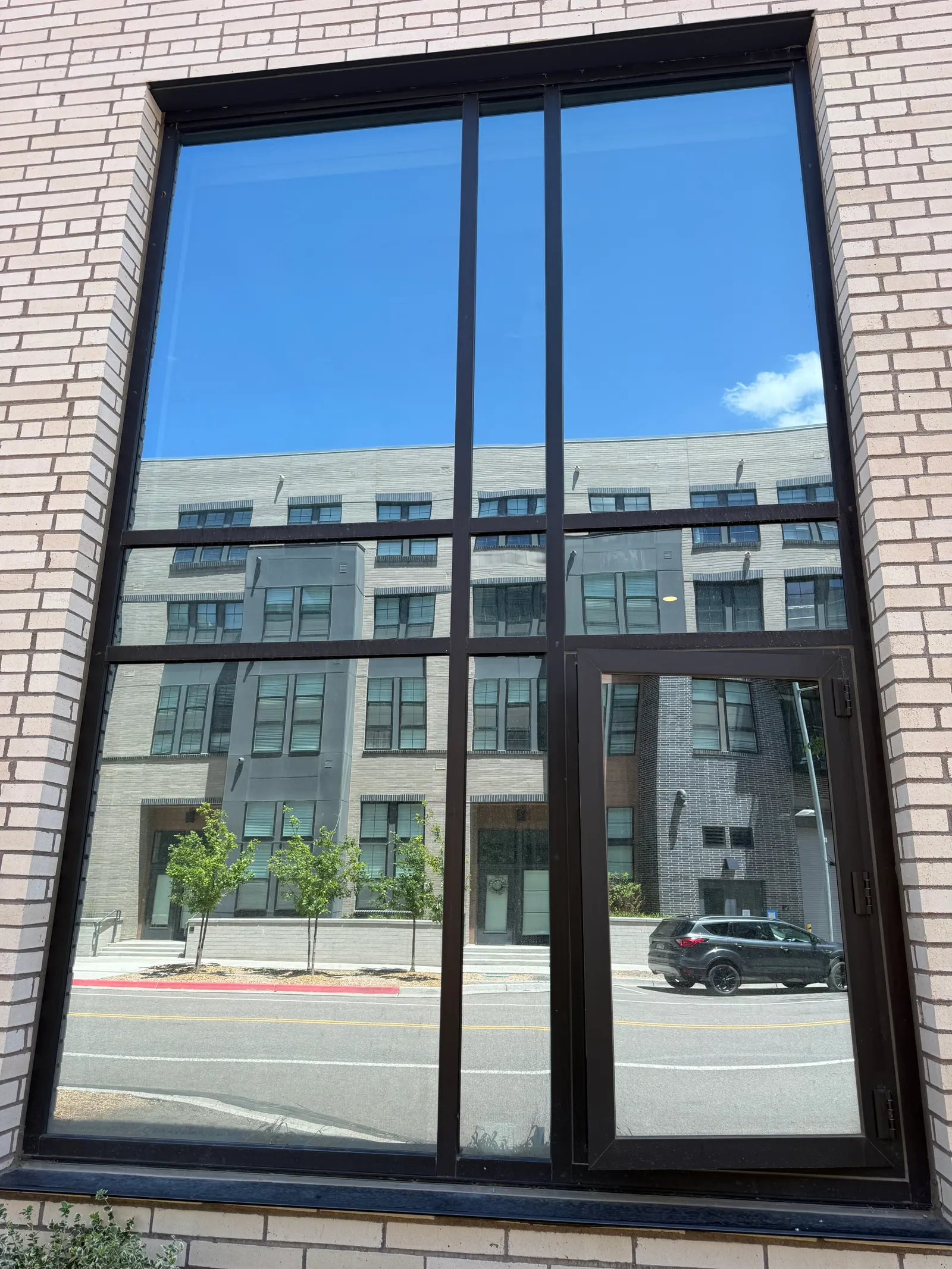 Professional window cleaning for a Denver home